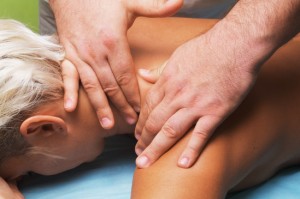 massage of female body